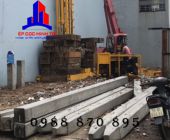 TÌM HIỂU VỀ TẢI TRỌNG TRONG VIỆC ĐÚC ÉP CỌC BÊ TÔNG
